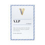 V Is For Vip Pin Badge And Card, thumbnail 4 of 4