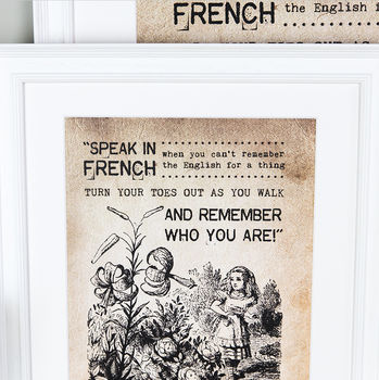 Alice In Wonderland Print 'Remember Who You Are', 3 of 4