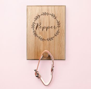Oak Coat Peg Wreath Design, 5 of 6