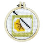 It's Gin O'clock! Mini Matchbox Cross Stitch Kit, thumbnail 5 of 6