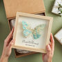 Personalised 3D Map Butterfly Framed Print, thumbnail 5 of 7