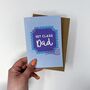 Father's Day Card 'First Class Dad', thumbnail 2 of 3