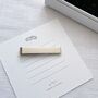 Be My Groomsman Personalised Tie Clip | Engraved Stainless Steel Wedding Proposal Gift, thumbnail 4 of 8