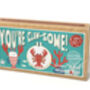 You're Clawsome! Mini Matchbox Cross Stitch Kit, thumbnail 9 of 12