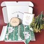 Baby's First Christmas Personalised Koala Outfit Gift, thumbnail 1 of 7