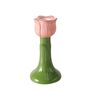 Pink Flower Ceramic Candleholder, thumbnail 4 of 4