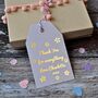 Personalised Gold Foiled Gift Tag, thumbnail 4 of 5