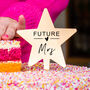 'Future Mrs' Hen Party Star Cake Topper, thumbnail 1 of 6