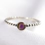 Sterling Silver Mood Stone Ring, thumbnail 4 of 6