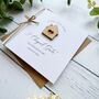 Personalised New Home Card, Handmade Modern Design, thumbnail 4 of 4