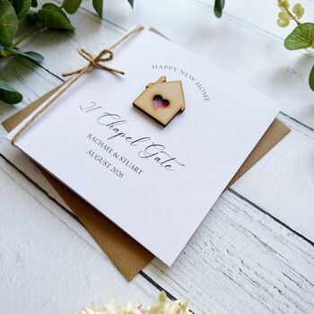 Personalised New Home Card, Handmade Modern Design, 4 of 4