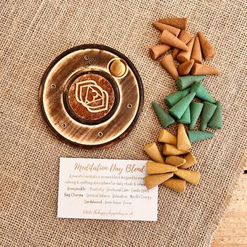 Meditation Mindful Incense Cones Night And Day Mix Blends, 5 of 8
