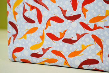 Japanese Koi Wrapping Paper Set, 7 of 9