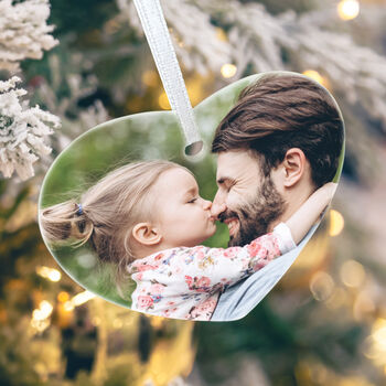 Your Favourite Photo Ceramic Heart Hanging Decoration + Gift Box, 5 of 7