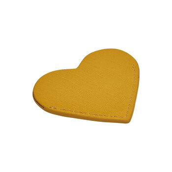 Genuine Leather Heart Shape Corner Bookmark, 7 of 12