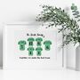 Family Team Print Personalised Father's Day Gift, thumbnail 1 of 5