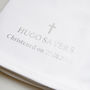 Personalised Cotton Blanket For Christening, thumbnail 2 of 4