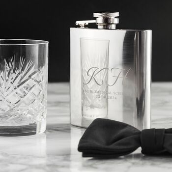 Personalised Graduation Hip Flask, 2 of 3