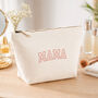 Personalised Makeup Travel Bag Gift For New Mum Mama, thumbnail 2 of 12