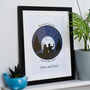 Valentine's Personalised Framed Couples Day Print, thumbnail 4 of 9