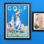 Limited Edition: Vintage Miami Golf Club Poster Print, thumbnail 1 of 8