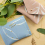 Personalised Recycled Leather Pastel Jewellery Pouch, thumbnail 3 of 11
