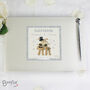 Personalised Boofle Wedding Hardback Guest Book And Pen, thumbnail 1 of 6