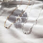 Sterling Silver Lace Chain Necklace, thumbnail 3 of 5