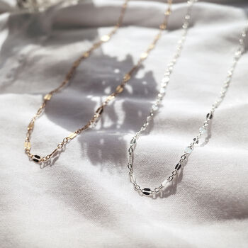 Sterling Silver Lace Chain Necklace, 3 of 5