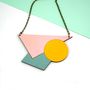 Statement Geometric Necklace, thumbnail 3 of 4