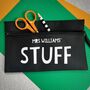 Teacher Stuff Personalised Pencil Case, thumbnail 3 of 7