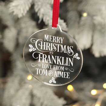 Merry Christmas Message Pint Glass And Gift Boxed Set, 5 of 8