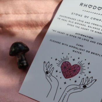 Rhodonite Mushroom – Self Love And Healing Crystal, 5 of 10