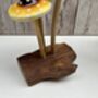 Psychedelic Yellow Amanita Mushroom Sculpture Small, thumbnail 11 of 12
