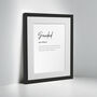 Personalised Grandad Family Keepsake Framed Print, thumbnail 2 of 10