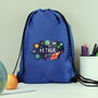 Personalised Space Blue Kit Bag, thumbnail 1 of 2