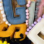 Pompom Corduroy Fabric Letters, thumbnail 5 of 9