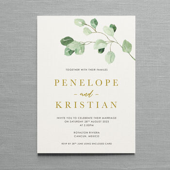 Penelope Wedding Invitation, 2 of 4