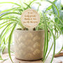 Personalised Engraved Wooden Plant Sign, thumbnail 2 of 4