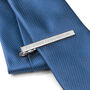 Personalised Rhodium Plated Tie Clip, thumbnail 3 of 8