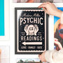 Personalised Psychic Readings Metal Sign, thumbnail 3 of 4