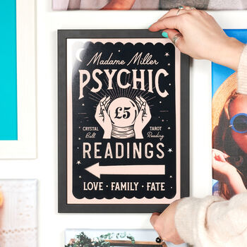 Personalised Psychic Readings Metal Sign, 3 of 4