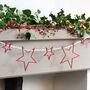 Star Streamers Wooden Garland, thumbnail 1 of 12