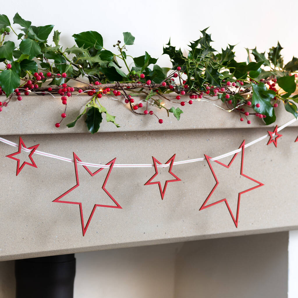 Star Streamers Wooden Garland, 1 of 12