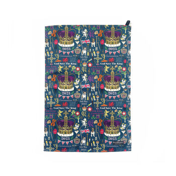 King Charles Coronation Tea Towels Three Set, 5 of 12