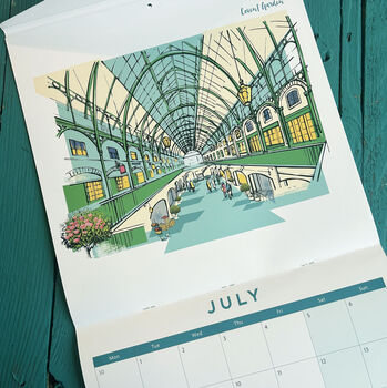 London Illustrated Locations 2025 Calendar, 7 of 12