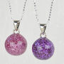 Anxiety And Stress Relief Pink Sparkly Necklaces, thumbnail 2 of 4