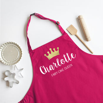 Personalised Child's Crown Apron, 4 of 6