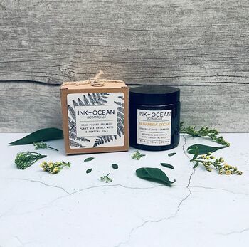 'Alhambra Grove' Aromatherapy Plant Wax Candle, 3 of 4