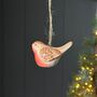 Robin Hanging Christmas Decoration, thumbnail 2 of 3